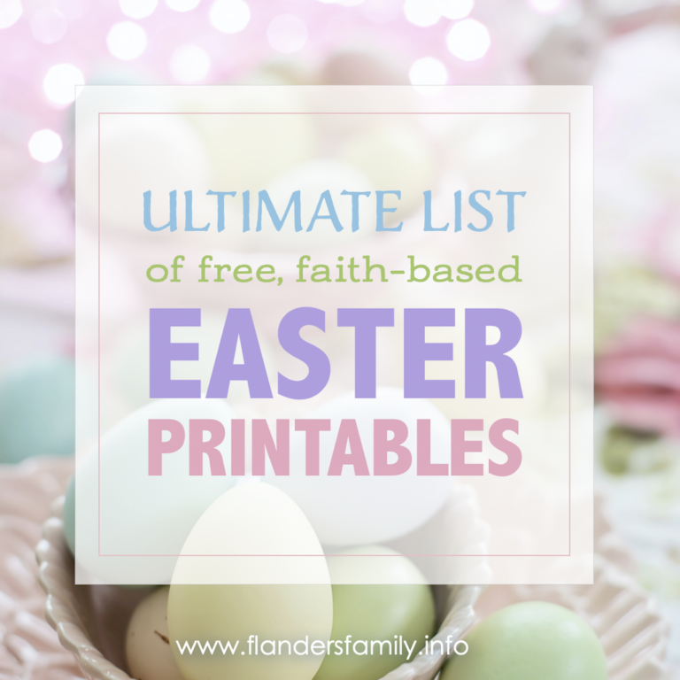 Ultimate List of Easter Printables