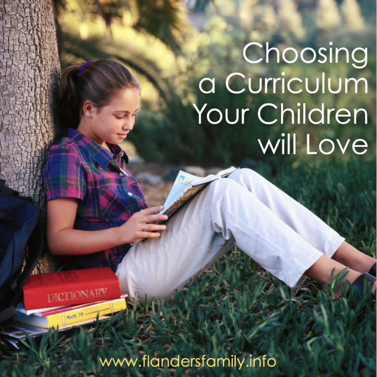 Choosing Curriculum: Cultivate Your Child’s Love for Learning