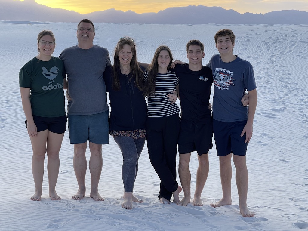 Flanders Family at White Sands