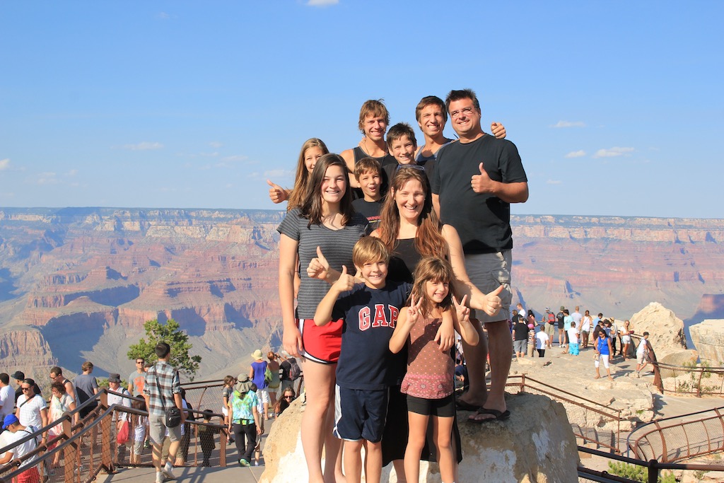 Flanders Family at Grand Canyon