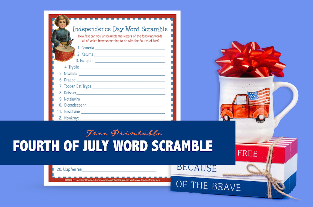 Independence Day Word Scramble