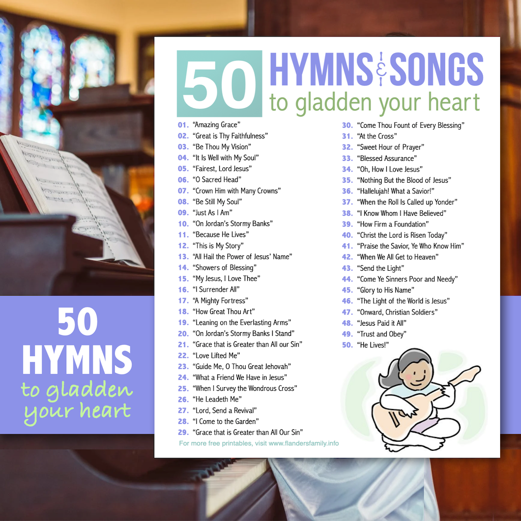 50 Hymns to Gladden Your Heart