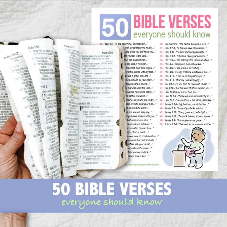 50 Bible Verses to Memorize