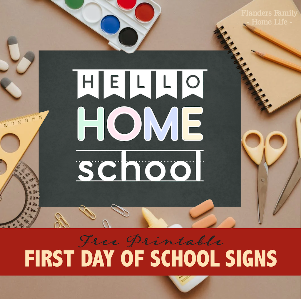 Hello Home School Sign 