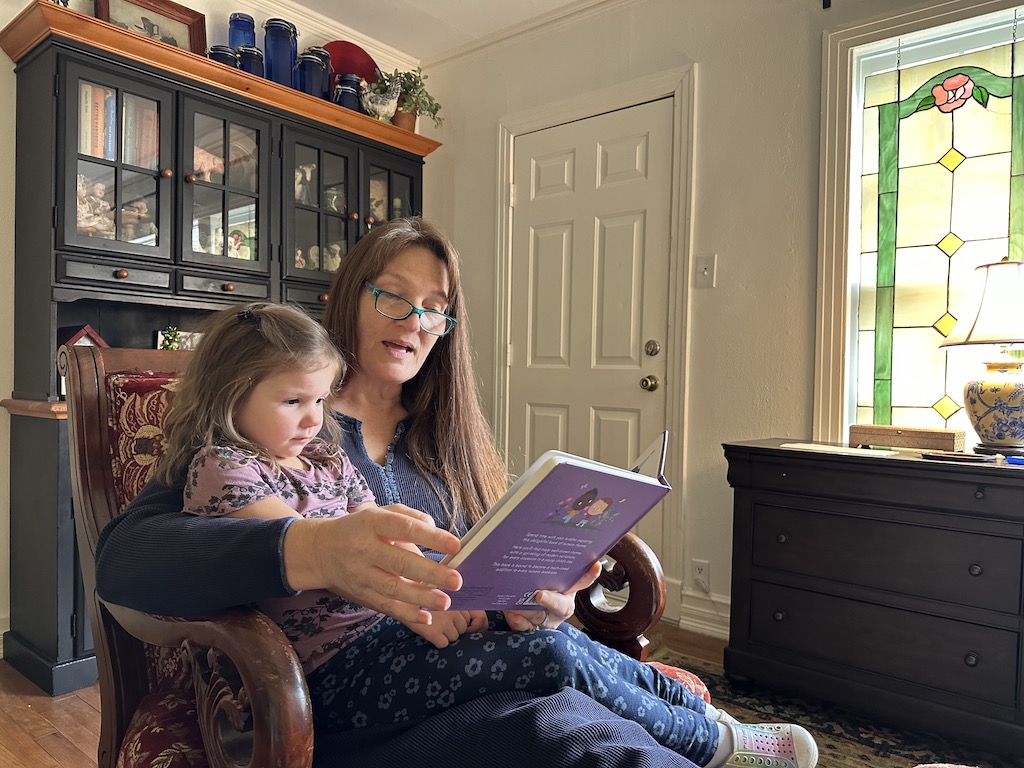 Reading with Grandma