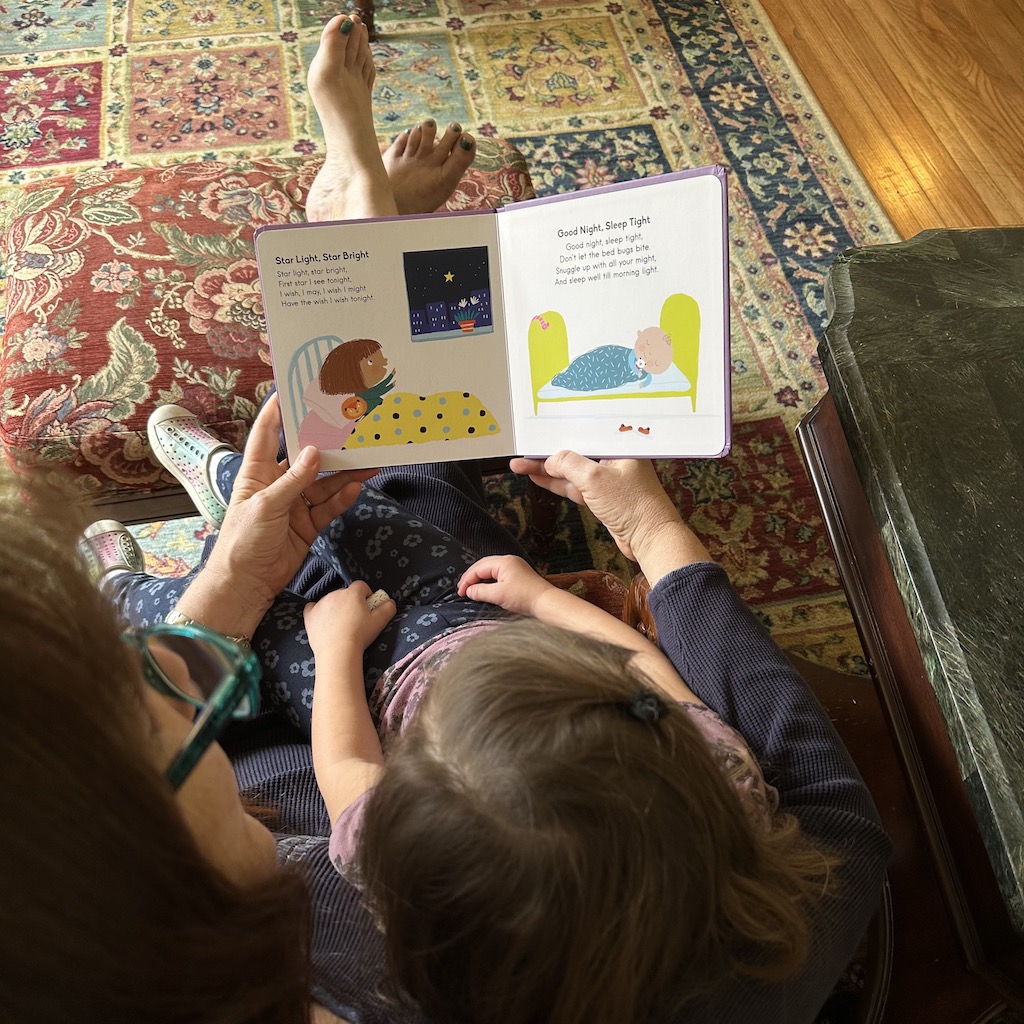 Reading with Grandma