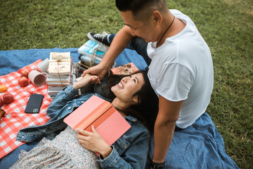 Couple with Books