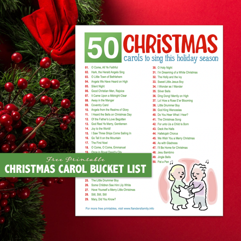 50 Christmas Carols to Sing this Season