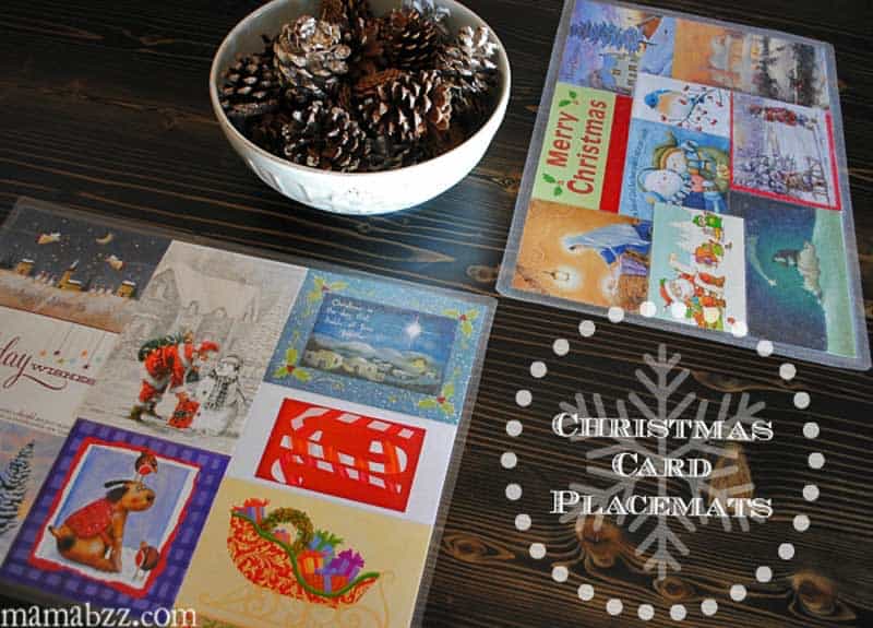 Christmas Card Crafts - Placemats