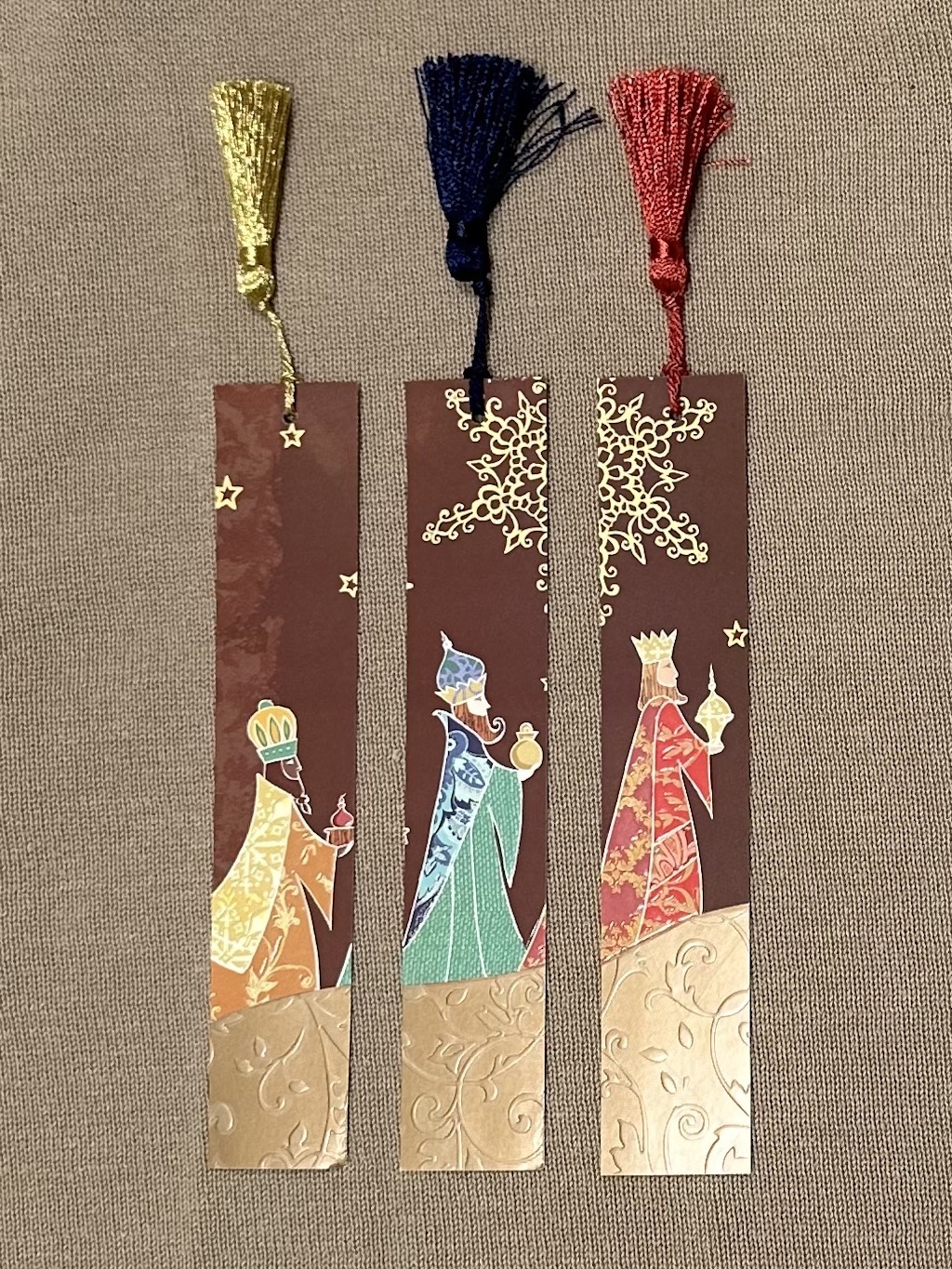 Christmas Card Crafts - Book Marks