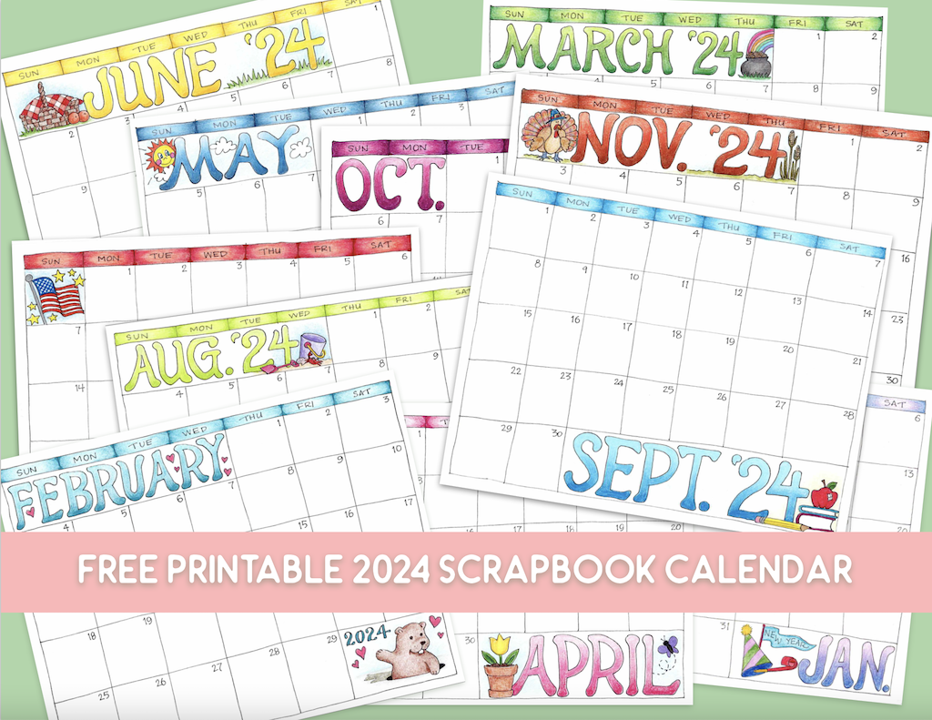 2024 Free Printable Calendars 