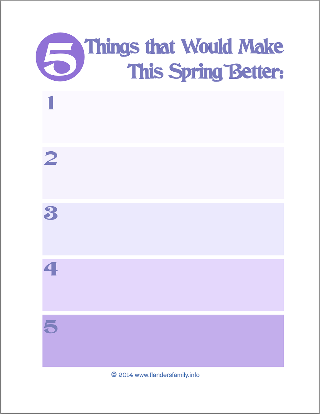 5 Things That Would Make This Spring Better