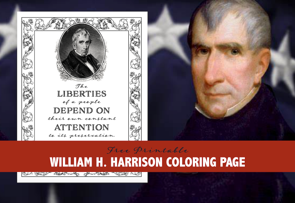 William Henry Harrison Coloring Page