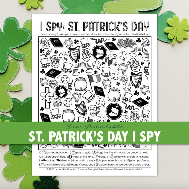 I Spy Game for St. Patrick’s Day