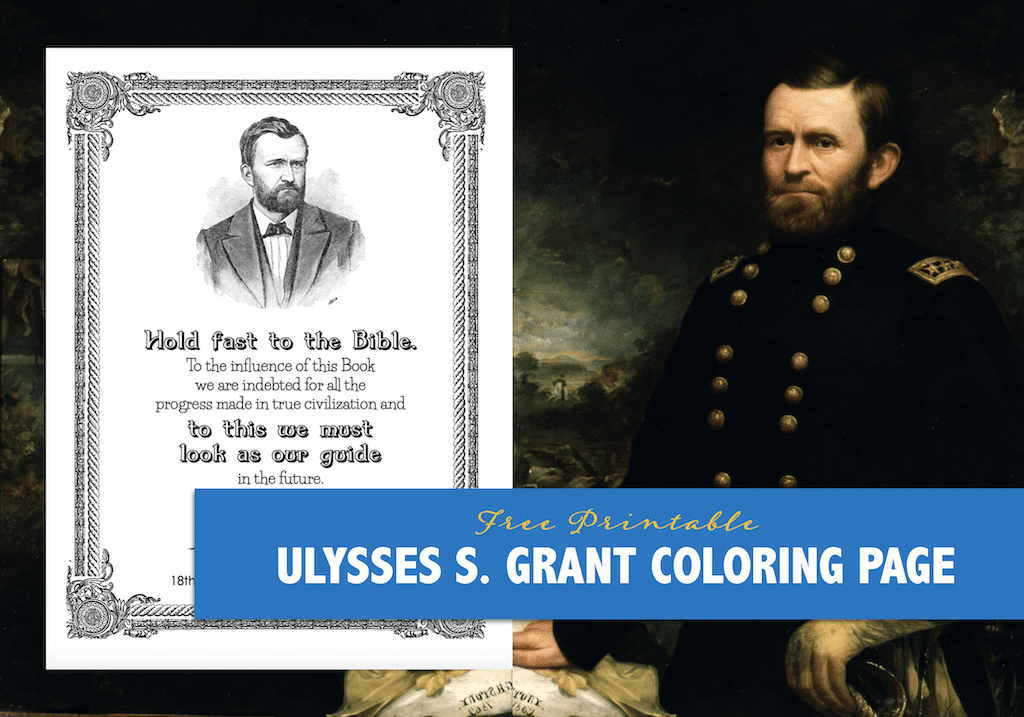 Ulysses Grant Coloring Page