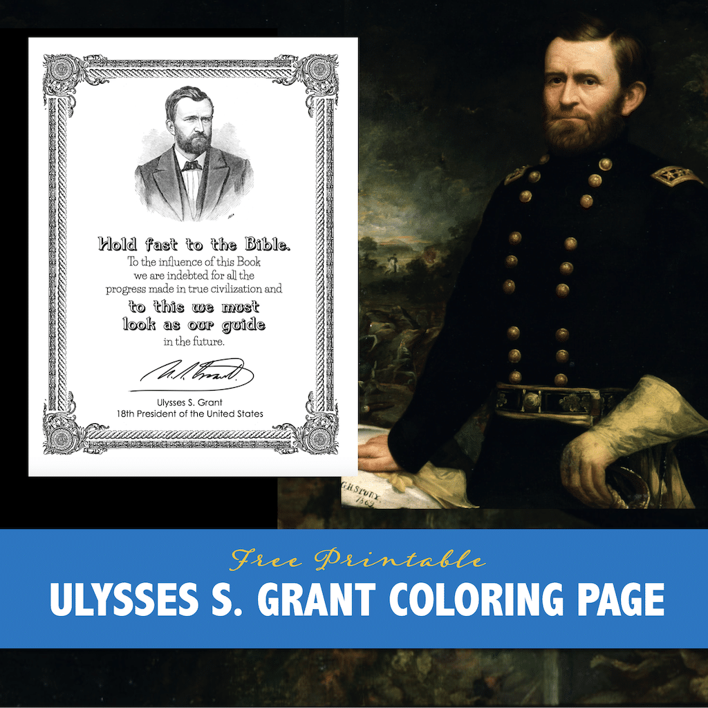 Ulysses S. Grant Coloring Page