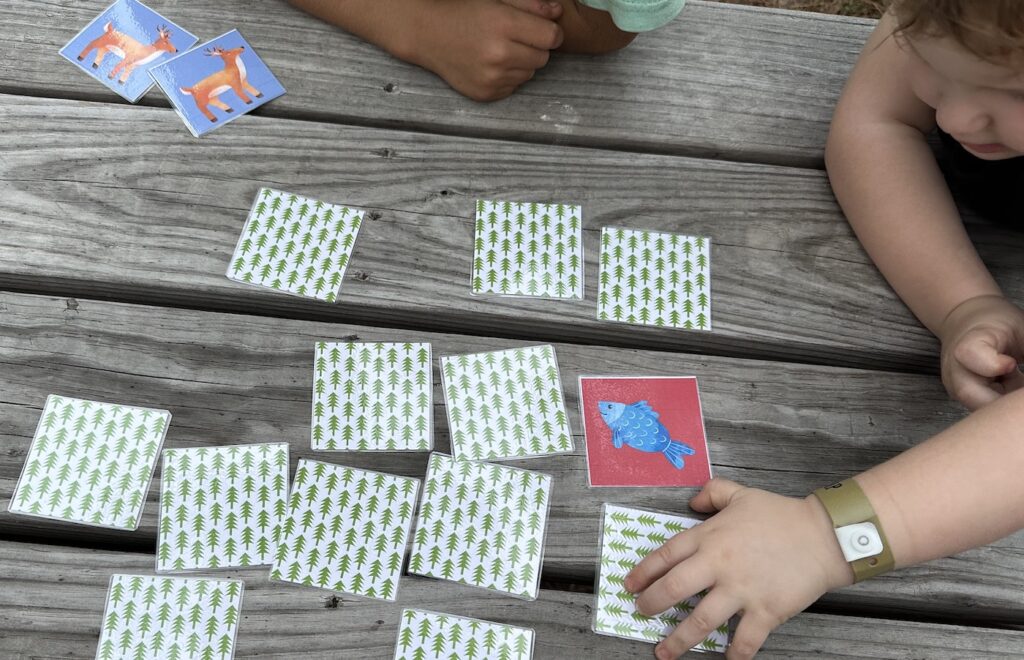 Free Printable Camp Themed Memory Game