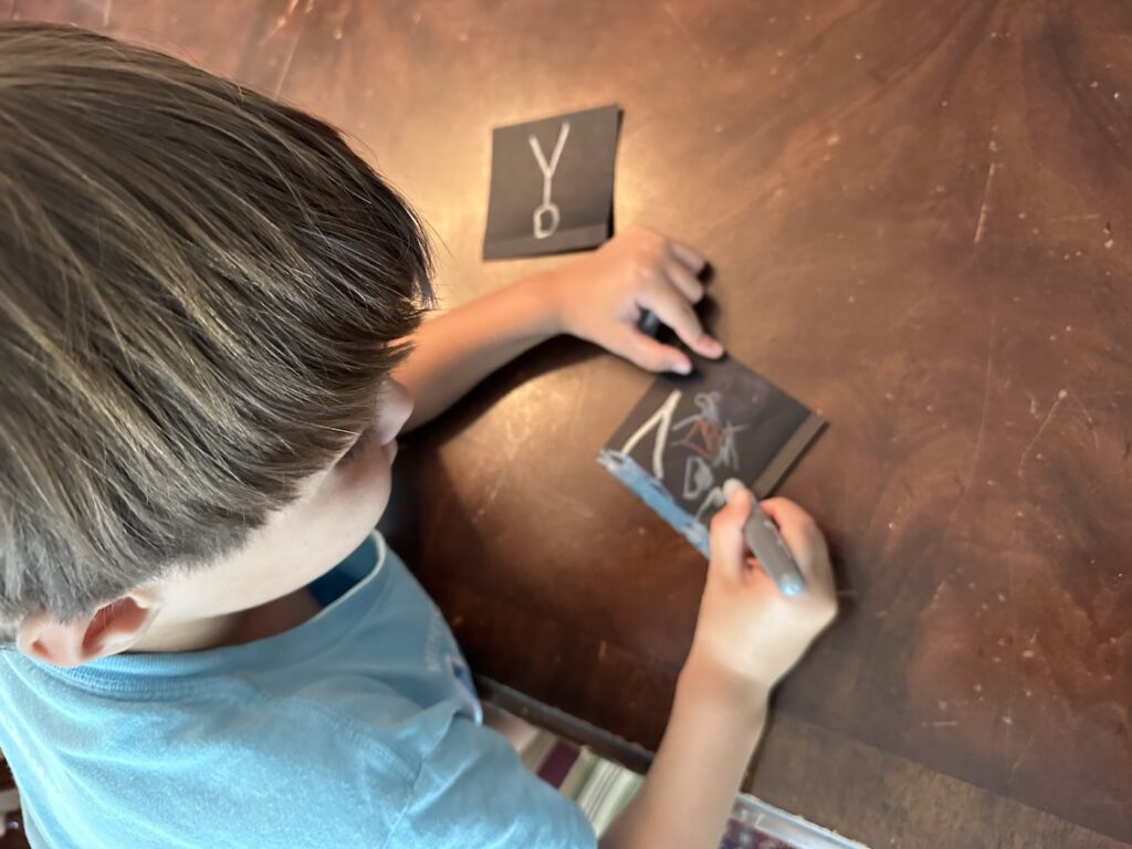 Boy Drawing Picture