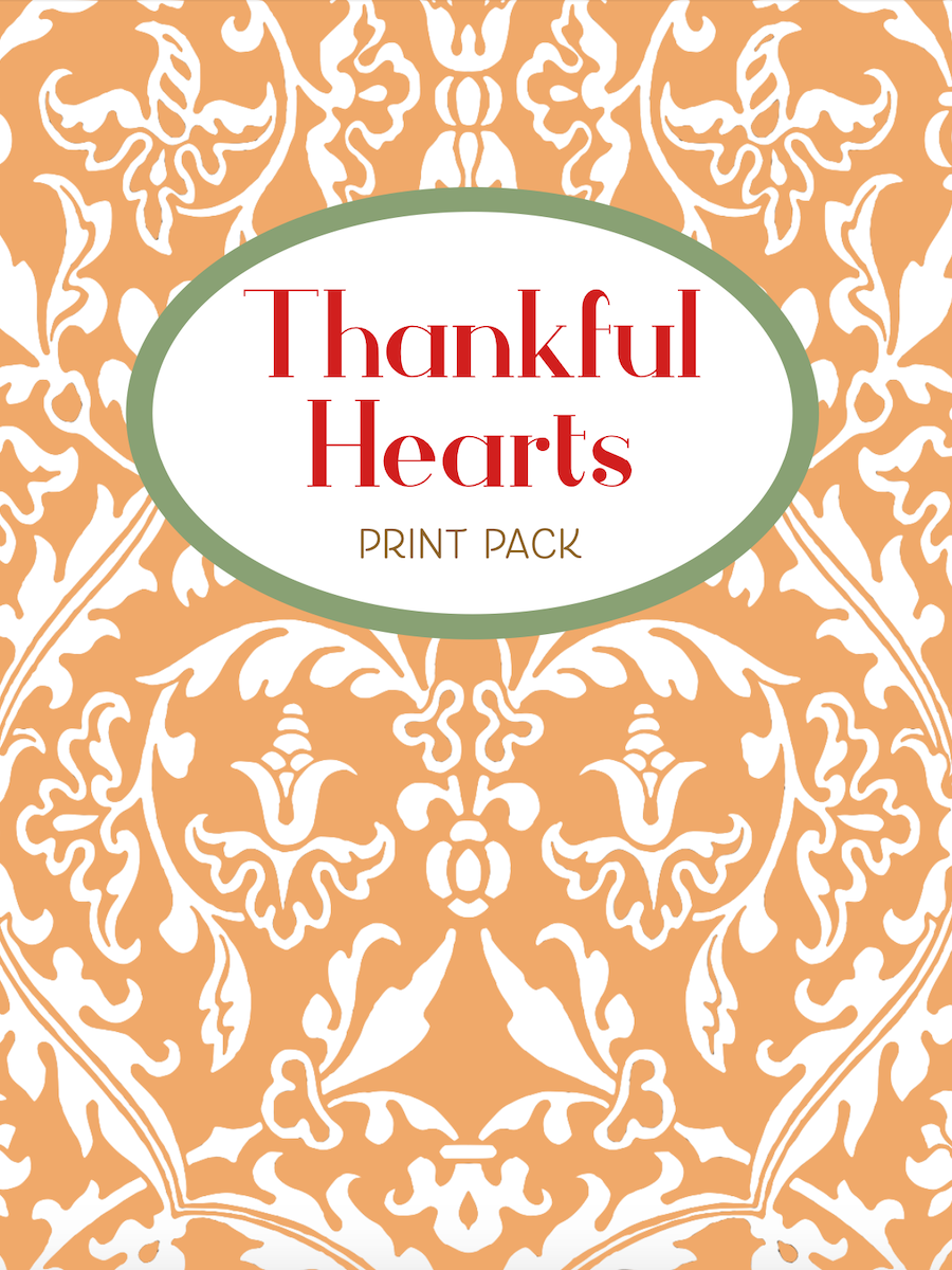 Thankful Hearts Print Pack