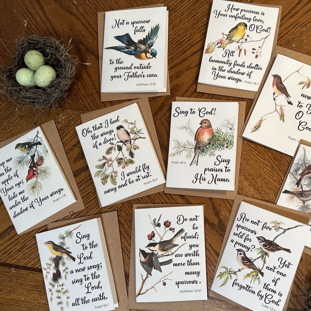 Free Bird Verse Note Cards