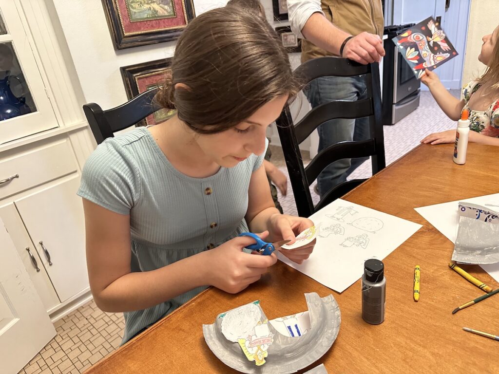 Young Girl Painting