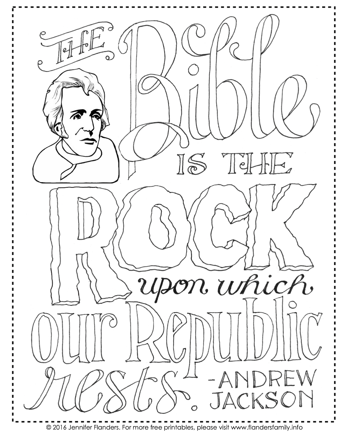 Andrew Jackson on the Bible