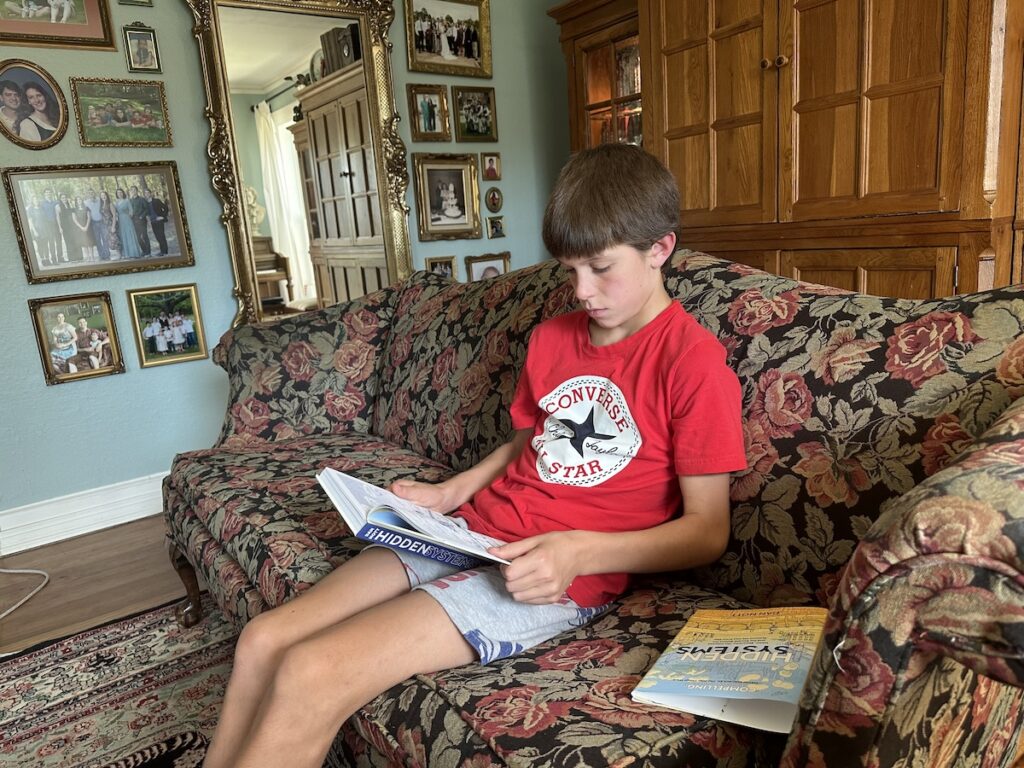 Boy Reading