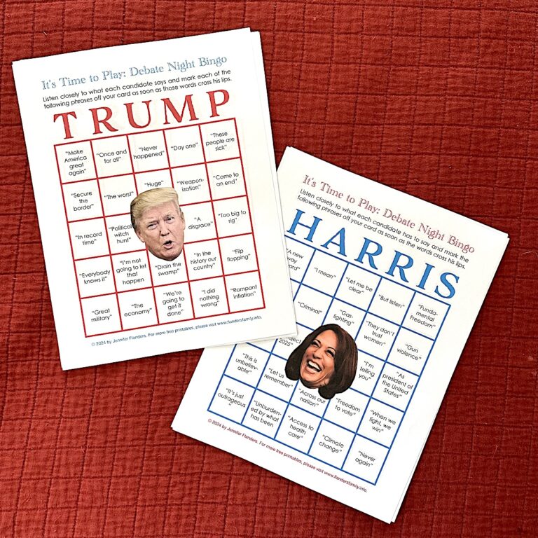 Presidential Debate: Trump vs Kamala Cards