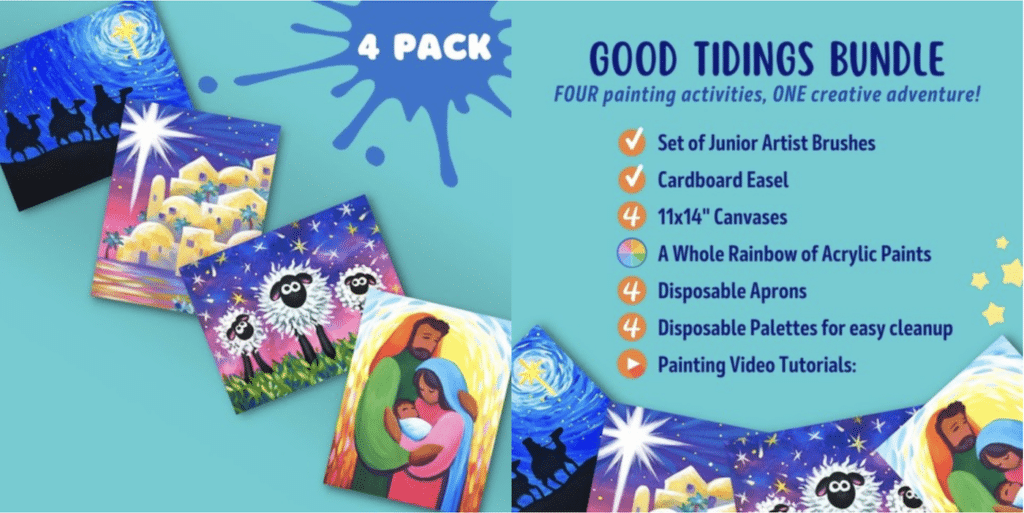 Painting to Gogh Glad Tidings Kit