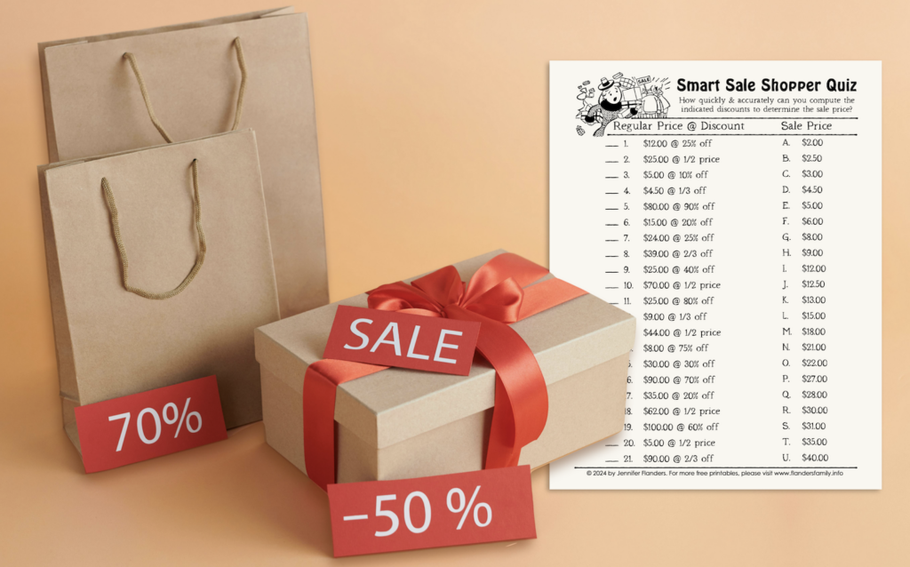 Smart Sale Shopper Quiz (Free Printable)